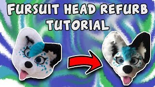 Fursuit Head Refurb Tutorial [upl. by Yvor]