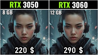 RTX 3050 VS RTX 3060  TEST IN 20 GAMES 1080P  2K  4K [upl. by Oivat729]