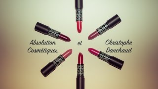 Les rouges à lèvres Absolution Cosmétiques amp Christophe Danchaud [upl. by Armillas8]