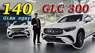 Mercedes GLC 300 4Matic Màu Trắng Giao Ngay Giảm Ngay 140 Triệu Tặng Bảo Hiểm  Hoan Channel [upl. by Enniotna]