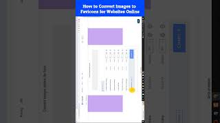 How Do I Convert Images to Favicons for Websites Online favicon faviconconverter [upl. by Atsirtal]