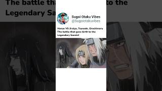 Legendary Sannin vs Hanzo Battle Unfolds naruto hanzo sannin itachi [upl. by Panaggio918]