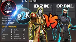 BNL VS B2K BORN2KILL  ONE TAP GOD VS AWM KING  BEST ROOM EVER  تحدي بنل ضد بورن تو كيل [upl. by Olegna]