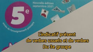 lindicatif🔥 présent des verbes🔥 pronominaux usuels 🔥et des verbes du 3 e groupe page 51🔥 [upl. by Gnouhc]