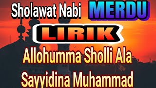 Sholawat Nabi Merdu  Allahumma Sholli Ala Sayyidina Muhammad [upl. by Herrah]