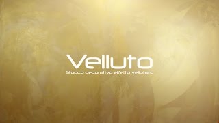 Rives Velluto  Stucco decorativo effetto vellutato [upl. by Maxy]