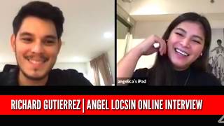 Angel Locsin and Richard Gutierrez via online interview kumustahin natin ang dating loveteam [upl. by Yesmar811]