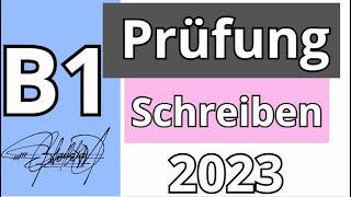 B1 Prüfung gast Schreiben Neu Modell DTZ 2023 [upl. by Lynelle]