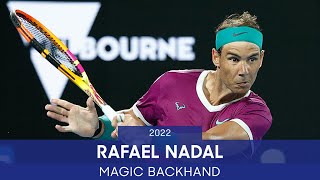 Rafas Magic Backhand  Australian Open 2022 [upl. by Enifesoj]