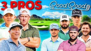 3 Pro Golfers vs All of Good Good [upl. by Hagerman]