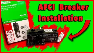 AFCI amp CAFCI Breaker Installation [upl. by Idnahk164]