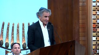 BernardHenri Lévy  Sinai Temple  Shabat Speaker Israel Alone September 15 2024 [upl. by Htebirol859]