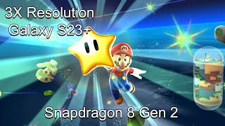 Snapdragon 8 Gen 2  Dolphin Super Mario Galaxy [upl. by Ime]