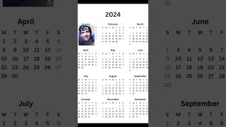 Meme Calendar 2024 So far January edit ninja 2024 Calendar January [upl. by Bulley]