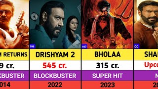 Ajay Devgan All Movies List  Ajay Devgan All Hits And Flops movies List  Shaitaan  Singham Again [upl. by Keligot]