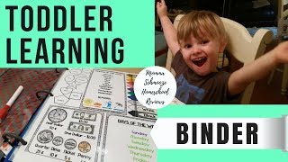 What I Have in My Toddlers Learning Folder  3 Year Old  TOT SCHOOL [upl. by Yenetruoc311]