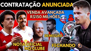 ðŸš¨CONTRATAÃ‡ÃƒO ANUNCIADA HOJE DUPLA CRAVADA NO TIMÃƒO E AS ÃšLTIMAS NOTÃCIAS DO CORINTHIANS DE HOJE [upl. by Kachine]