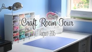 Craft Room Tour 2015  The Card Grotto [upl. by Zebedee]