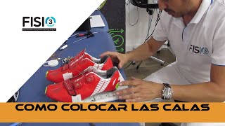 COMO COLOCAR LAS CALAS EN ZAPATILLAS DE CICLISMO CORRECTAMENTE [upl. by Ecnadnak]