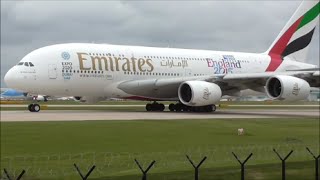 Close Up Afternoon Departures at Manchester Airport UK 200515 [upl. by Uda]