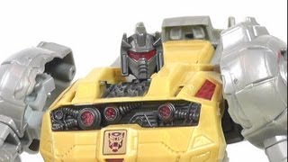 TRANSFORMERS GENERATIONS FALL OF CYBERTRON VOYAGER GRIMLOCK EN ESPAÑOL [upl. by Elephus616]