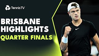 Nadal vs Thompson Thriller Rune Dimitrov amp More  Brisbane 2024 QuarterFinals Highlights [upl. by Mehs]