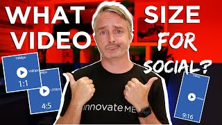 Social Media VIDEO SIZES amp RATIOS Video Size Guide for 2024 [upl. by Noeruat504]