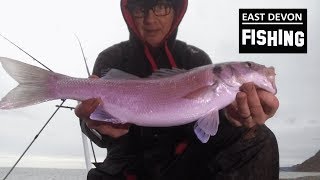 Beach fishing in the East Devon area [upl. by Iraj571]