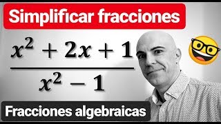 Cómo simplificar fracciones con polinomios SIMPLIFICACIÓN DE FRACCIONES ALGEBRAICAS [upl. by Remo717]