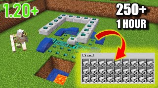 STARTER IRON FARM  An Easy Tutorial for Minecraft 120 [upl. by Hasheem]