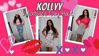 KOLLYY Valentines Haul  Clothing Try On And Discount Code [upl. by Erreid821]