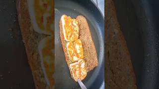 Grilled Pesto Halloum Sandwich sandwich pesto halloumi cheese food shortvideo shorts [upl. by Annahsit]