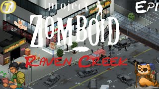 Ep1 Raven Creek Project Zomboid fr Build 41 Hydrocraft [upl. by Phylys]