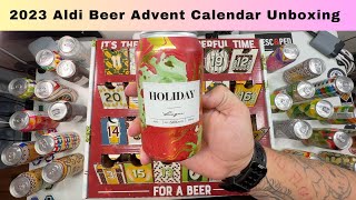 2023 Aldi Beer Advent Calendar Unboxing [upl. by Ranilopa]