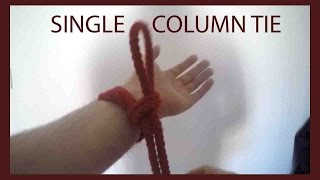 How to tie a Single Column Tie [upl. by Euqinue249]