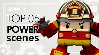 Robocar Poli Top 05 Roy Power Scenes  Robocar Poli Special [upl. by Todhunter271]