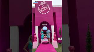 ASI FUE LA LUJOSA FIESTA QUE EL CANELO LE CELEBRO A SU HIJA CON TEMATICA DE BARBIE caneloalvarez [upl. by Atsuj95]