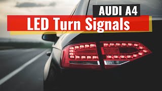 Audi A4 B8  LED Vs Normal Turn Signals  Install [upl. by Bucella562]