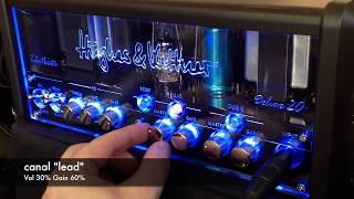 Hughes amp Kettner Tubemeister Deluxe 20 head review en castellano [upl. by Yecak]