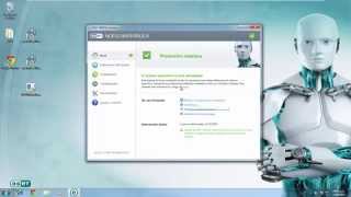 Cambiar Usuario y Contraseña de ESET NOD32 Antivirus 80x Actualizar Licencia [upl. by Aihsele]