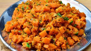 Carrot Poriyal Carrot Fry Carrot Recipes [upl. by Ahsitan]