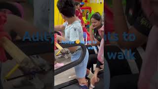 Aditya🌞wantstowalk hypertonia high muscle tone funny love motivation baby disability afo [upl. by Adranoel]