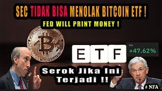 🚨 Bitcoin 🚨 SEC Tidak Bisa Menolak ETF Fed Akan Cut Rate Prediksi Analisis Market Crypto Hari Ini [upl. by Marlette]