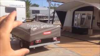 RemolqueTienda TRIGANO GALLEON de OCASION · Caravaning City [upl. by Nnasus]