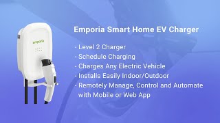 Emporia Level 2 48 Amp Smart Home EV Charger [upl. by Yanehs888]