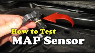 How to Test a MAP Sensor  Manifold Absolute Pressure Sensor [upl. by Sima]