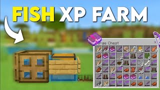 Best AFK Fish Farm In Minecraft Bedrock 121 MCPEXBOXPS4 [upl. by Ydnir]