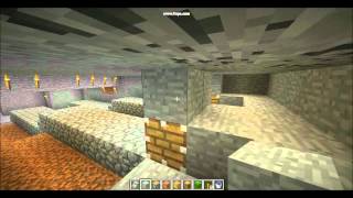 Automatic Wheat Farm Underground in Minecraft [upl. by Annehcu]