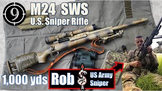 M24 SWS Sniper Weapon System 1000yds Practical Accuracy Feat Rob Ski  US Army Sniper [upl. by Kevyn]