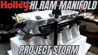 Holley Hi Ram Manifold Install For Your HEMI Powered 4th Gen RAM 1500 [upl. by Nnayt295]